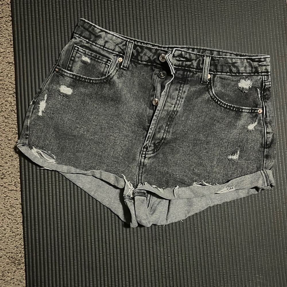 Short shorts , size 12 faded black ! Fun Fun Fun